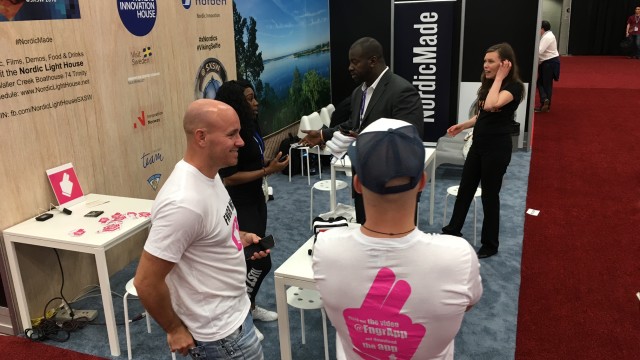 FastFingers at NordicMade booth